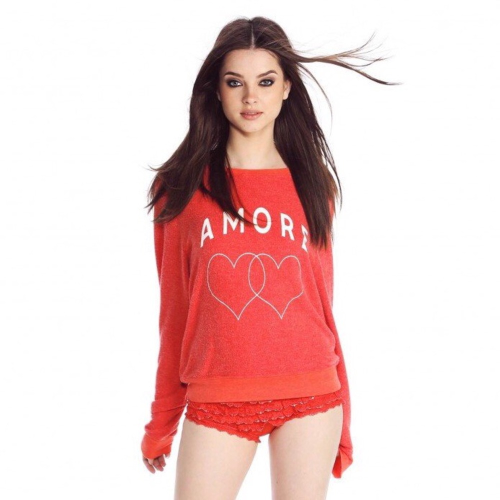 Wildfox Amore Hearts Valentine’s Day Jumper.